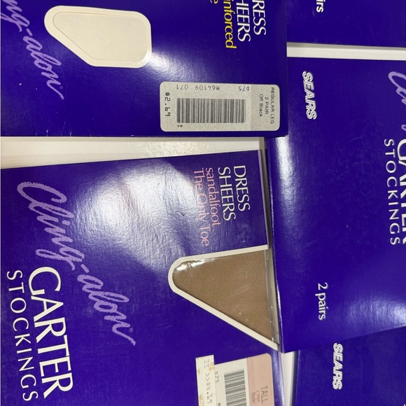 Vintage Cling-Alon Garter Stockings – Lot of 11 – Sears – New / Unused - Picture 5 of 14